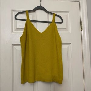 Loft‎ Mustard Yellow Sweater Tank
